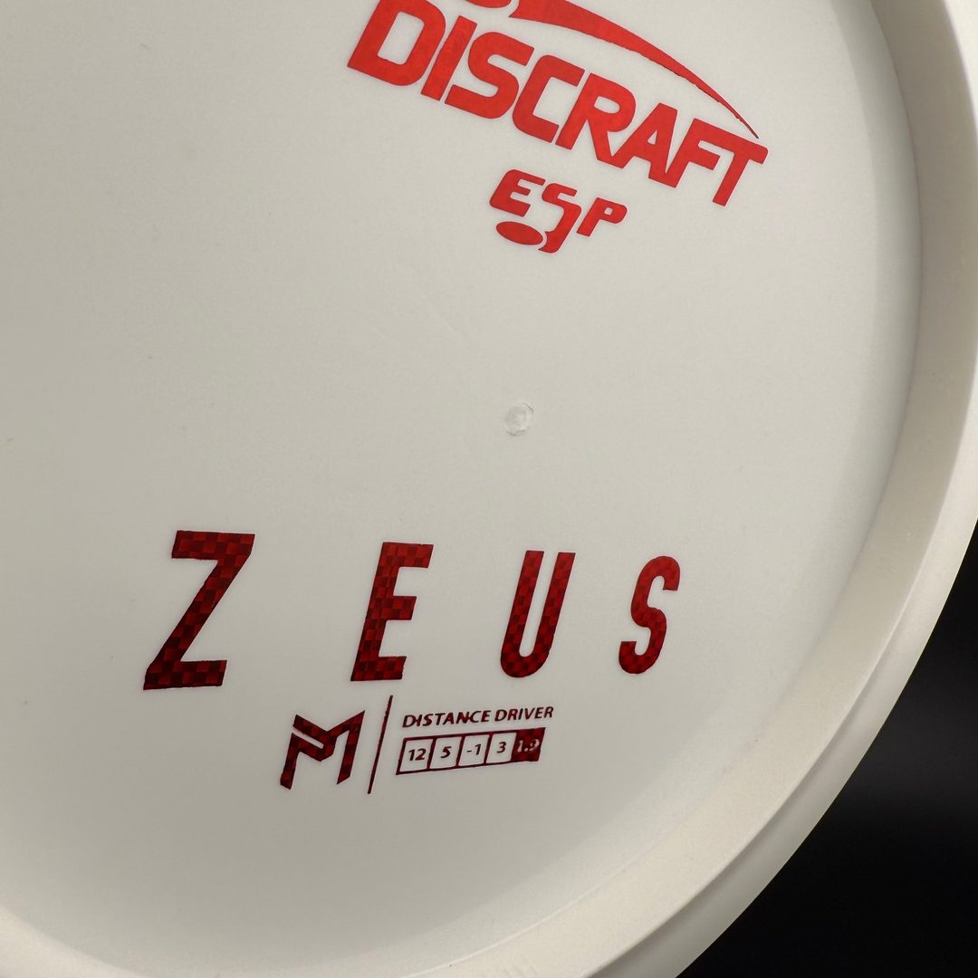 White ESP Zeus - Paul McBeth Signature Disc