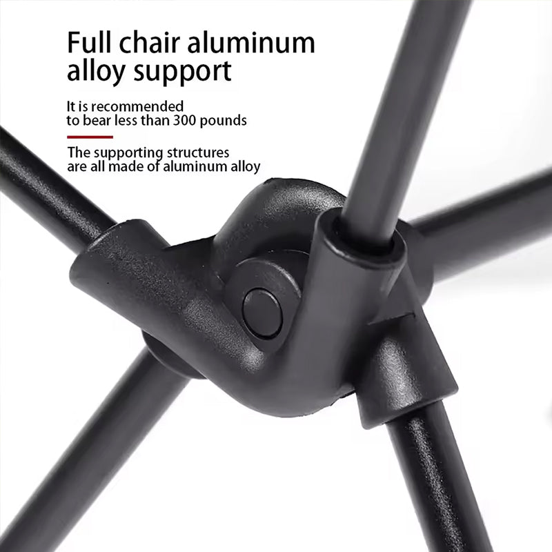 Lightweight Folding Camping Chair with Headrest