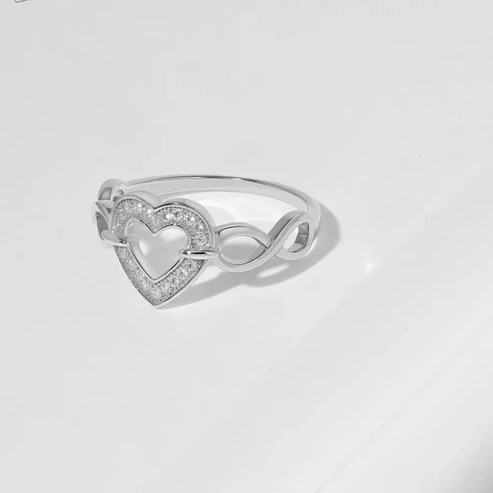 925 Sterling Silver Heart Ring - Korvel