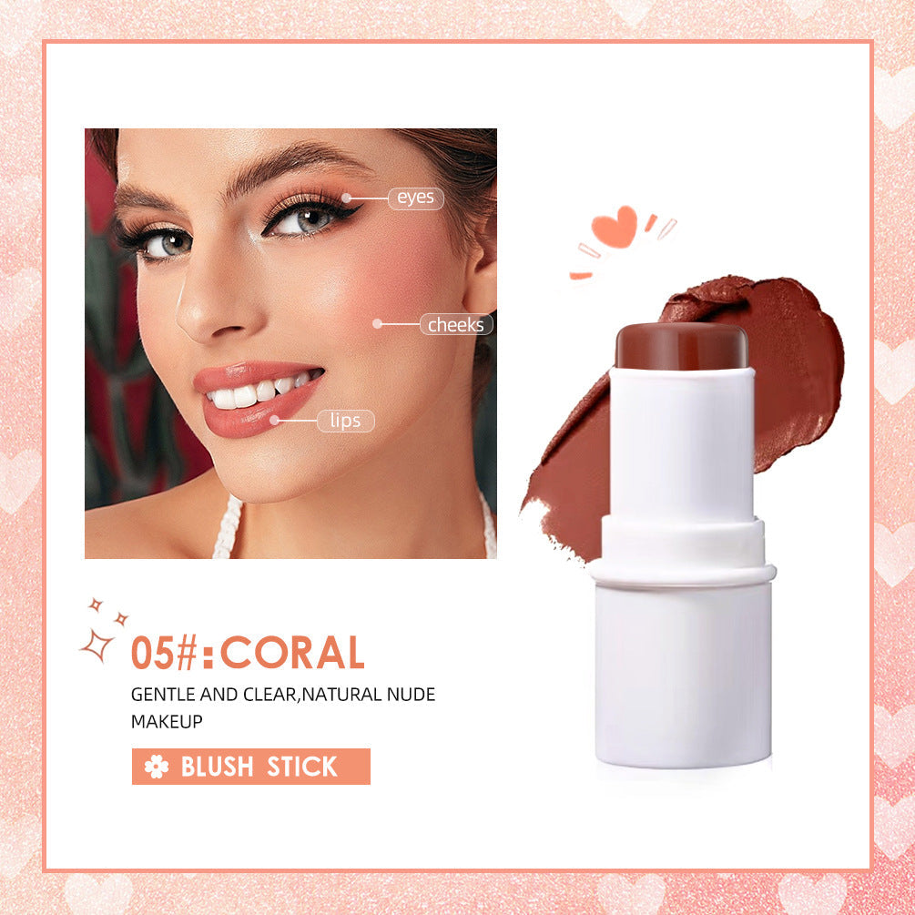 QIBEST Barra de Maquillaje Multifuncional - Iluminador, Rubor y Contorno
