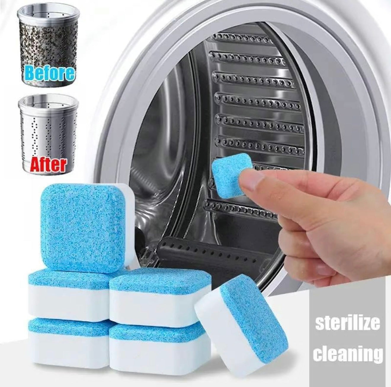 Tablettes de lavage FreshDrum - Solution de nettoyage premium