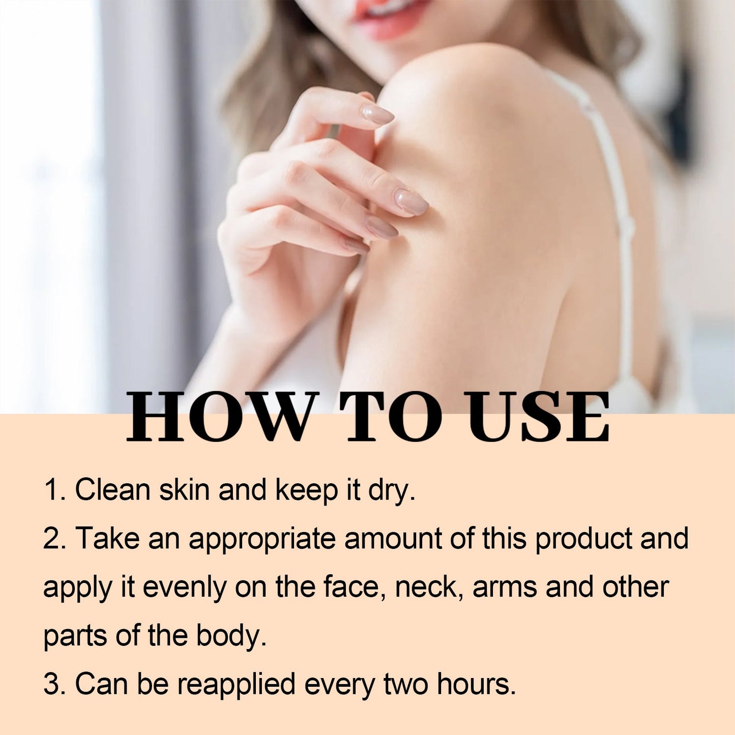 Lotion pour le visage à protection douce avec réparation UV
