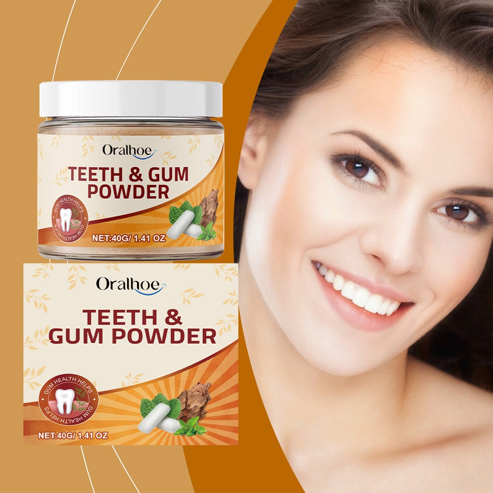 Herbal Gum Powder Herbal Care Clean Teeth Clean Fresh Remove Yellow Stains Clean Teeth - Korvel