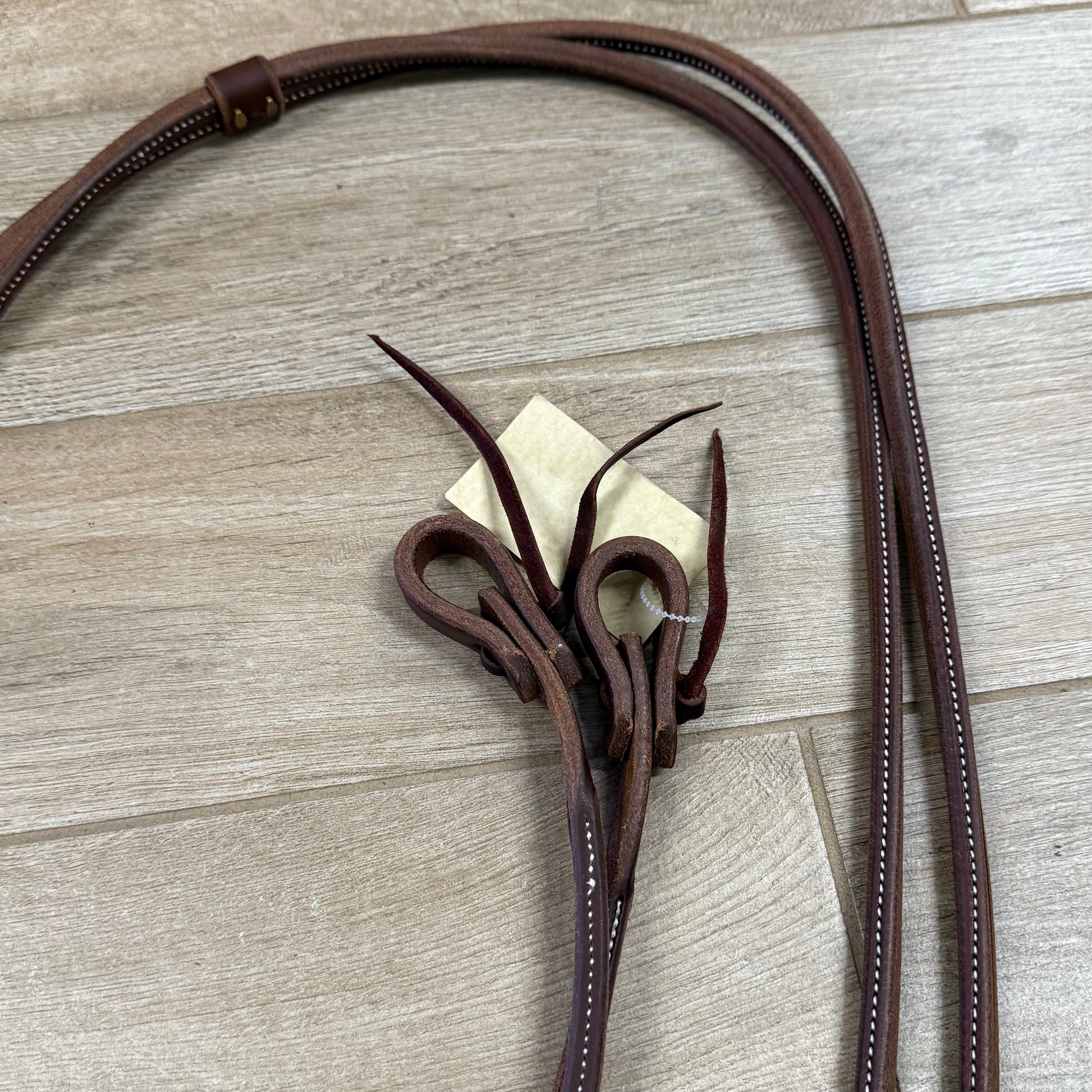 Premium Heavy-Duty Round Split Rein with Water Loop Ends - Korvel