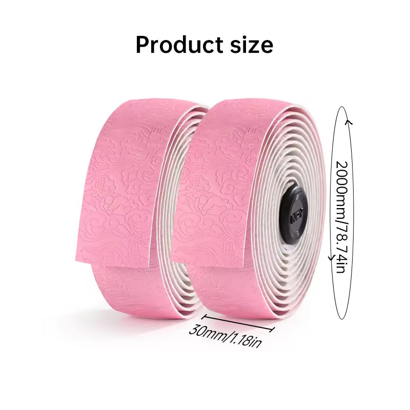 Premium Road Bike Handlebar Tape - Gradient Cloud Design