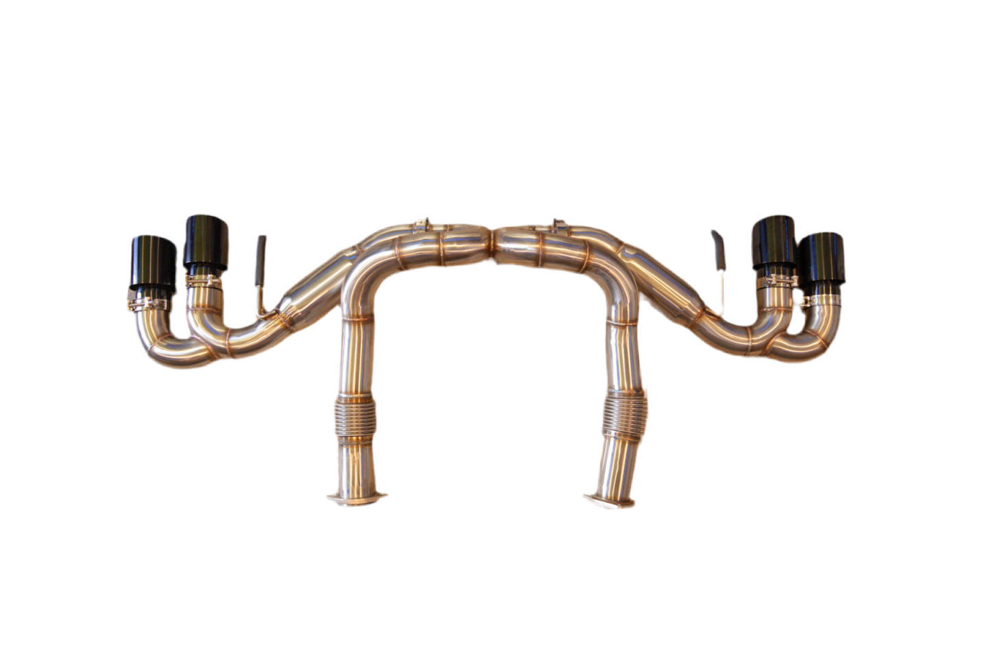SPDZ1 Performance Catback Exhaust for 2020+ Chevrolet Corvette C8 | Black Quad Tips | 6.2L V8 - Korvel