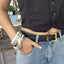 Bracelet Printanier à Bords Irréguliers avec Pliages Métalliques