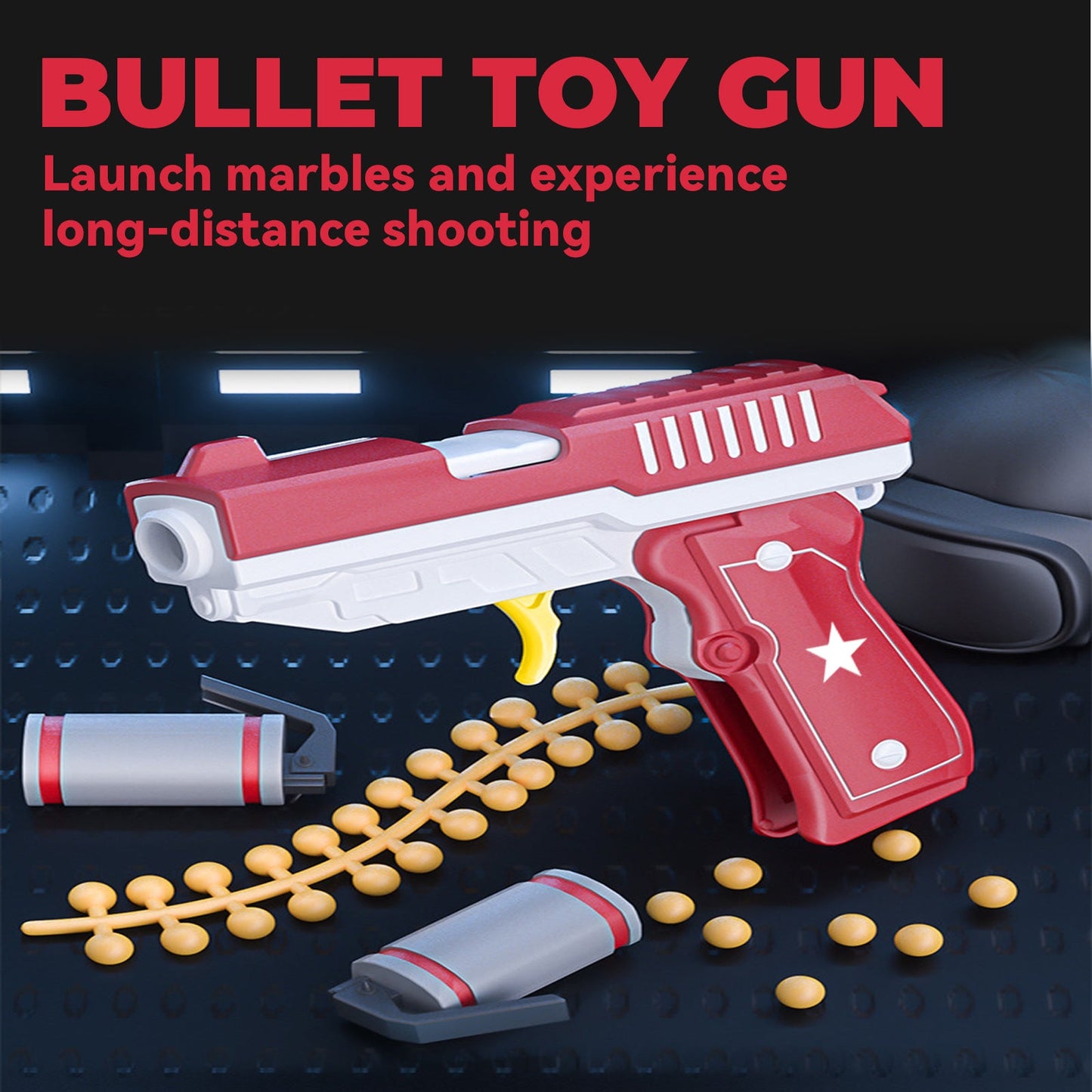 Bullet Toy Gun, Fun Children's Outdoor Interactive Toys Transform Continuous Gift For Boys - Korvel