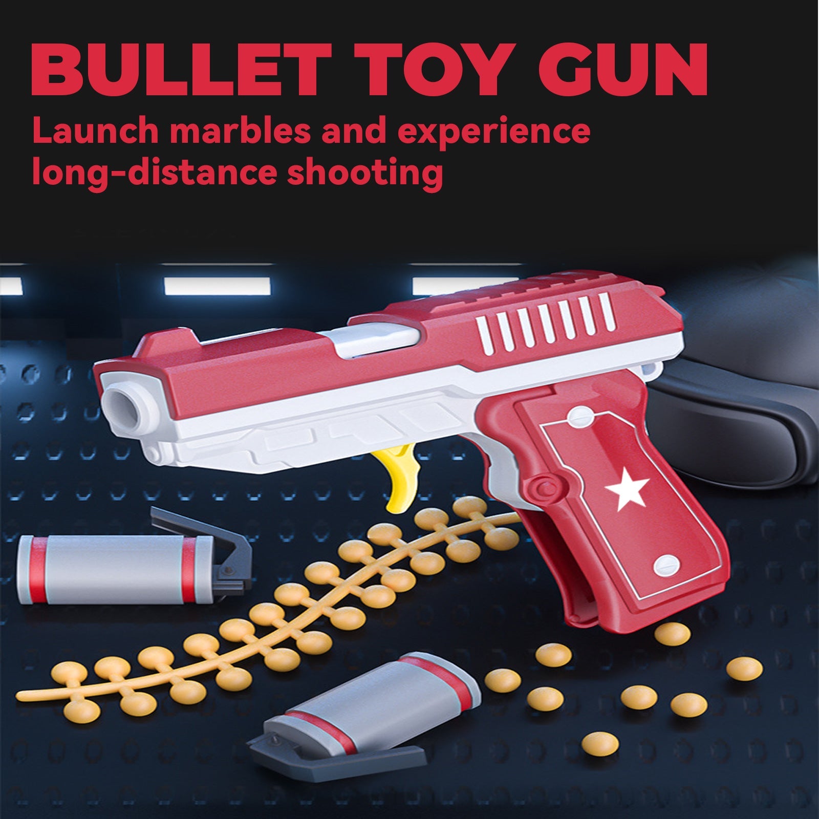 Bullet Toy Gun, Fun Children's Outdoor Interactive Toys Transform Continuous Gift For Boys - Korvel