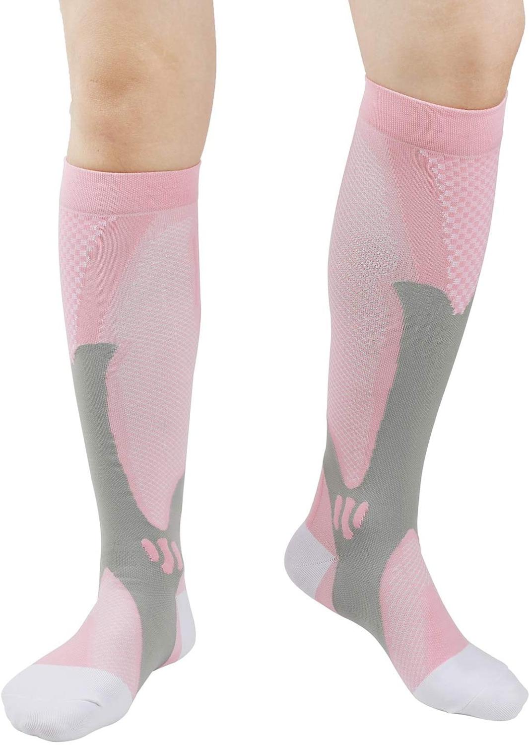 Compression Stocking Anti-slip Best for Basketball Football Outdoor Running  Socks Women Men Travel Compression Socks - Korvel