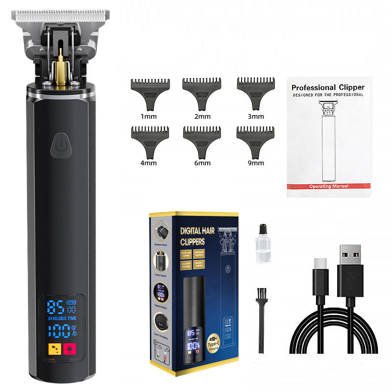 Cortadora de Cabello Eléctrica Premium con Cuchillas de Acero Inoxidable