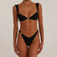 Elegant Metal Buckle Bikini Swimsuit for Women