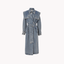 Premium Denim Trench Coat for Effortless Style