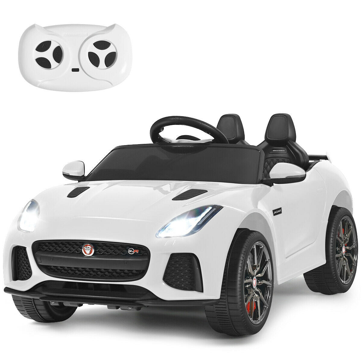 Voiture électrique pour enfants Jaguar F-Type SVR 12V - Blanche