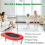Trampolín Rebotador de Fitness Mini Plegable para 2 Personas - Rojo