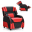 Kids PU Leather Gaming Recliner Sofa with Headrest - Red