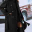 Women's Double-Breasted Pea Coat with Belt