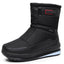 Men's Waterproof Snow Boots - Fleece-Lined Hiking Shoes