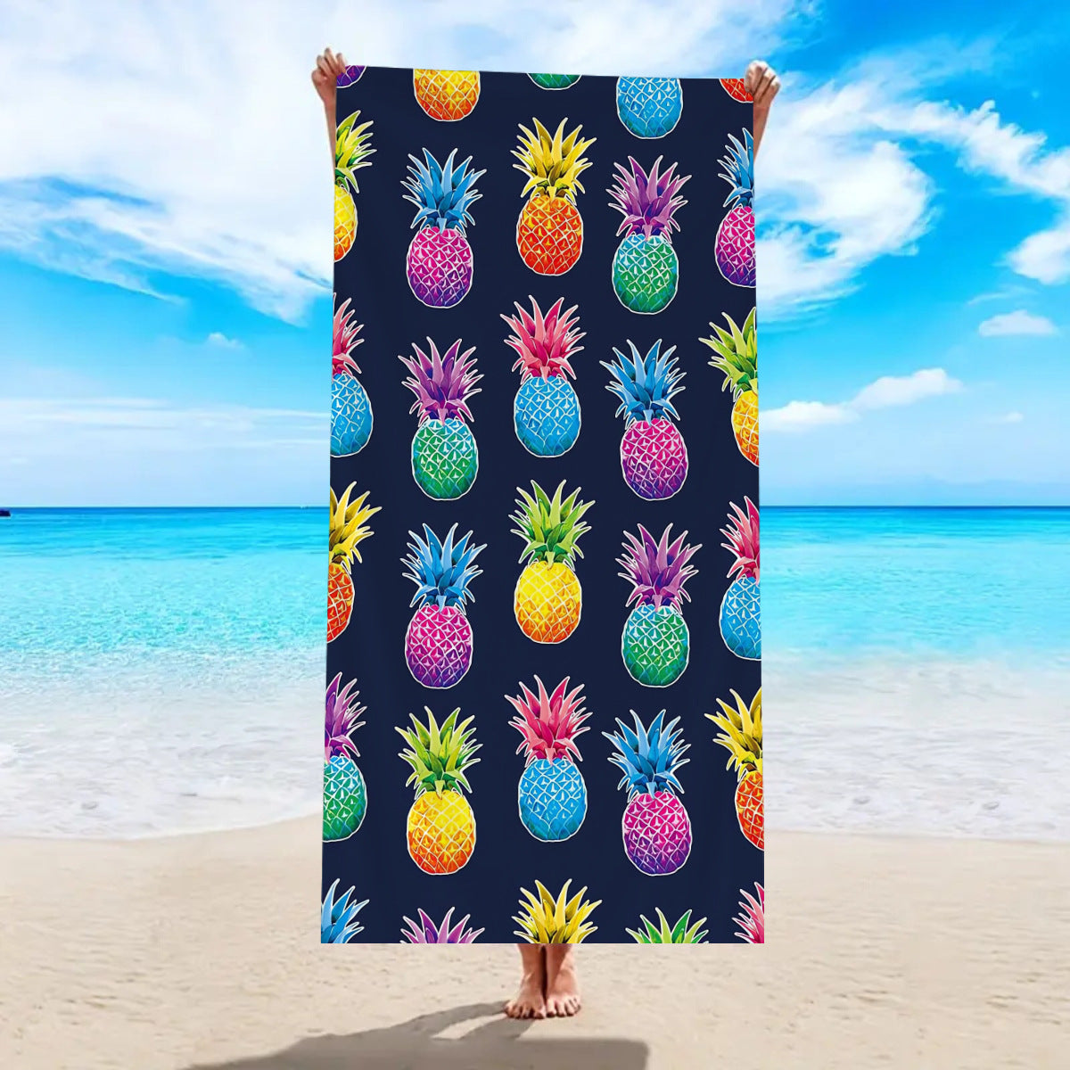Quick-Drying Double-Sided Microfiber Beach Towel