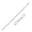 Rhodium Plated Sterling Silver Figaro Chain - 5.5mm