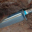 Handcrafted Survival Bowie Knife - 11" 1095 Steel Blade with Antler Handle - Korvel