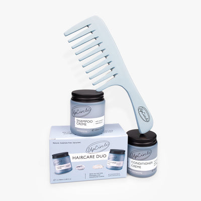 The Haircare Duo + Bamboo Wide Tooth Comb - Korvel