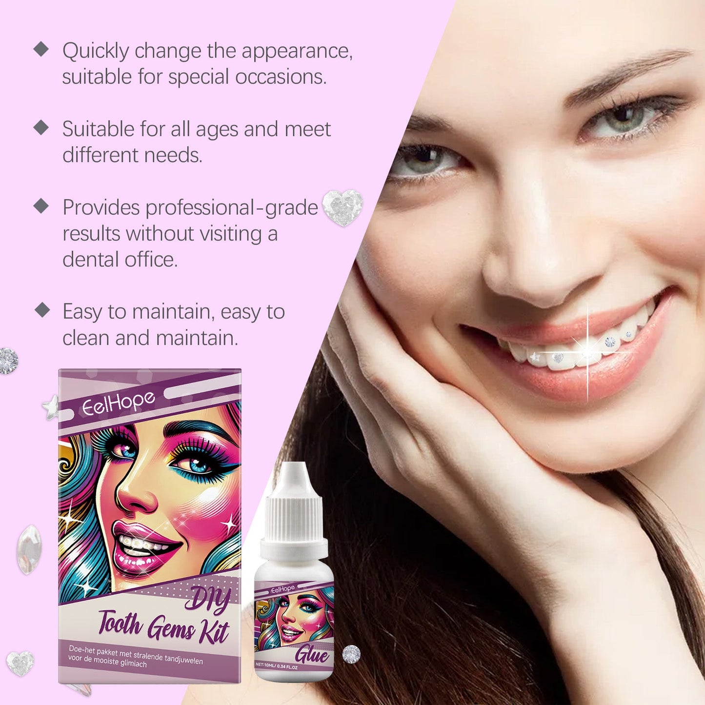 Diy Fashion Dental Set Creative Diy Fashion Dental Set Smile Confidence Dental Drill Set - Korvel