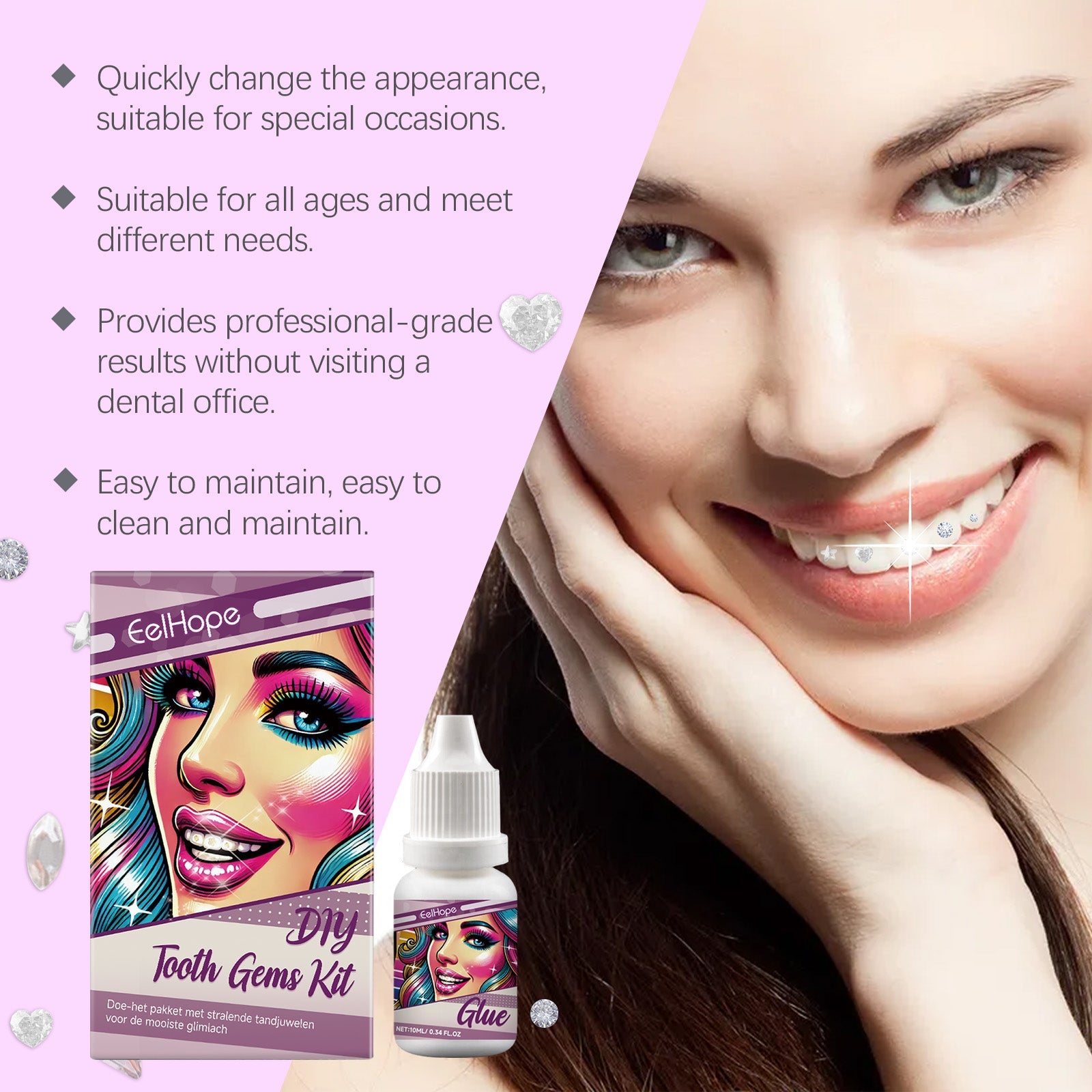 Diy Fashion Dental Set Creative Diy Fashion Dental Set Smile Confidence Dental Drill Set - Korvel