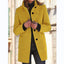 Manteau en Laine à Col Montant avec Poches pour Femmes