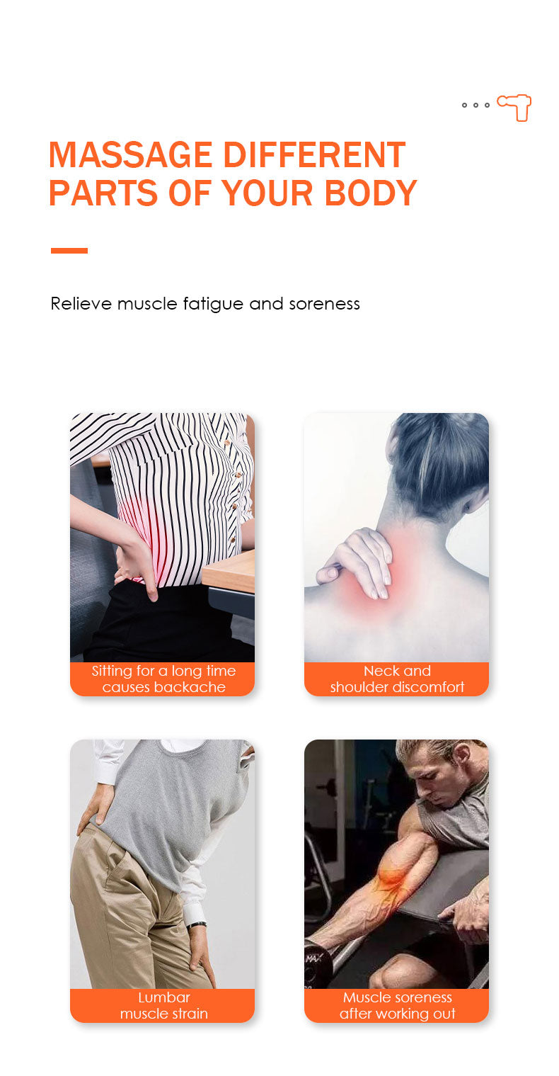 Mini Fascia Gun Muscle Relaxation Electric Vibration Massage Gun Mini Portable Fascia Gun - Korvel