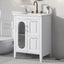 Elegant 24" Bathroom Vanity with Sink and Storage