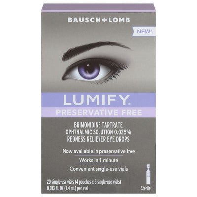 Bausch + Lomb Lumify Preservative Free Eye Drops