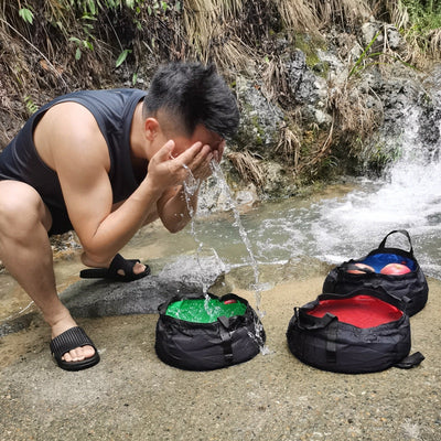 Portable Travel Laundry Washbasin for Outdoor Adventures