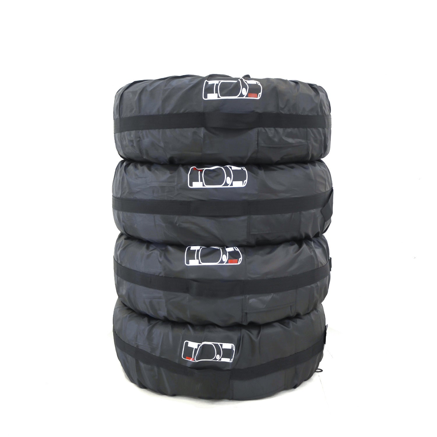 Tire protection cover Oxford cloth waterproof car spare tire cover car tire cover 4 per set - Korvel