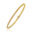 Fancy Weave Bangle in 14k Yellow Gold (3.0mm)