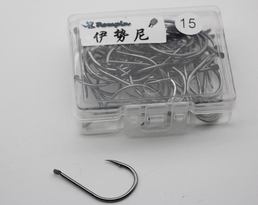 Rompin 200pcs/Box Multiple Sizes High Carbon Steel Fishing Hook - Korvel