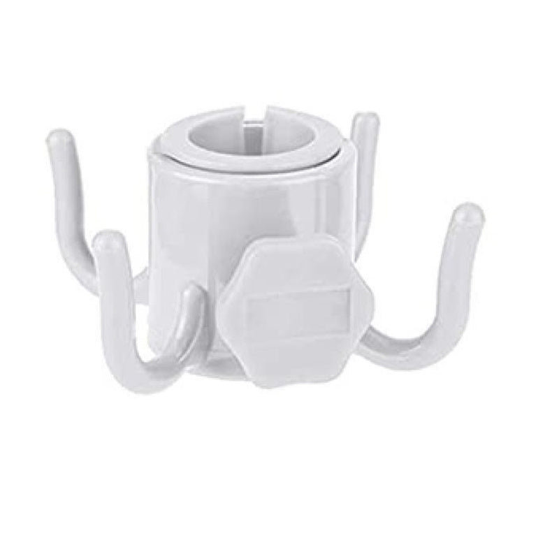 Portable Beach Umbrella Hook: 4-prong, universal for hats, bags, clothes; fits camping/beach umbrellas. - Korvel