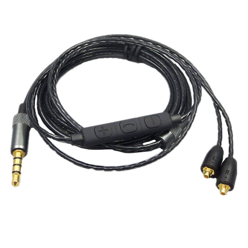 Suitable for Shure MMCX SE215 SE535 SE846 UE900 volume adjustable headphone cable - Korvel