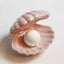 Creative Shell Night Light Bedroom Headlight Nordic Internet Celebrity Girl Heart Dream Pearl Ceramic Light Desktop Decoration - Korvel