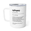 Mug Isotherme Définition de l'Épilepsie - 10oz