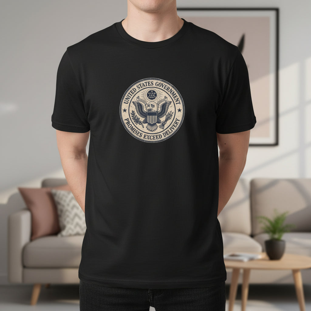 T-shirt avec le sceau du gouvernement des États-Unis - T-shirt en coton premium