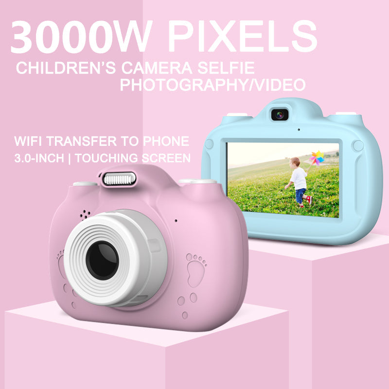 Touch Screen WIFI Kids Camera - 2800W Dual Lens Digital Camera