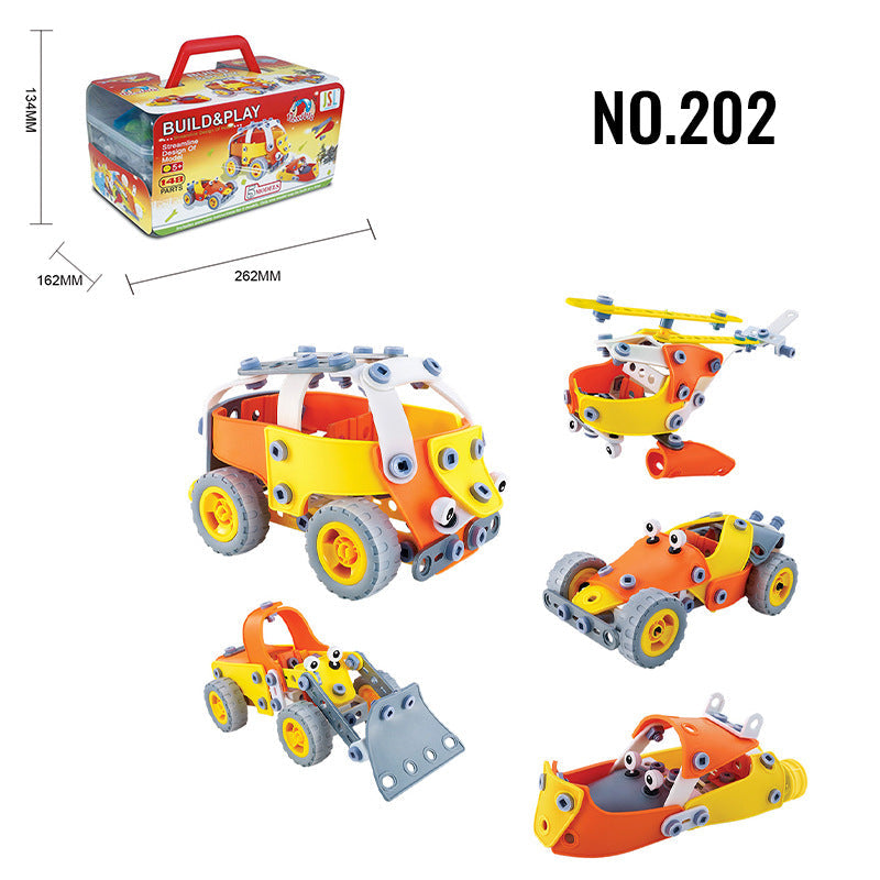 Juego de Bloques de Construcción Creativos para Niños - Juguete Educativo STEM