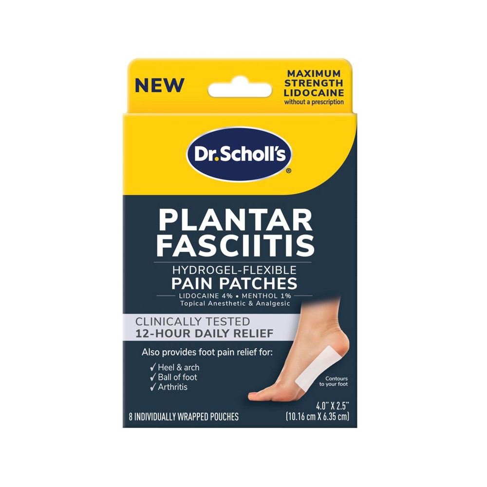 Patches contre la douleur de la fasciite plantaire de Dr. Scholl - 8 unités