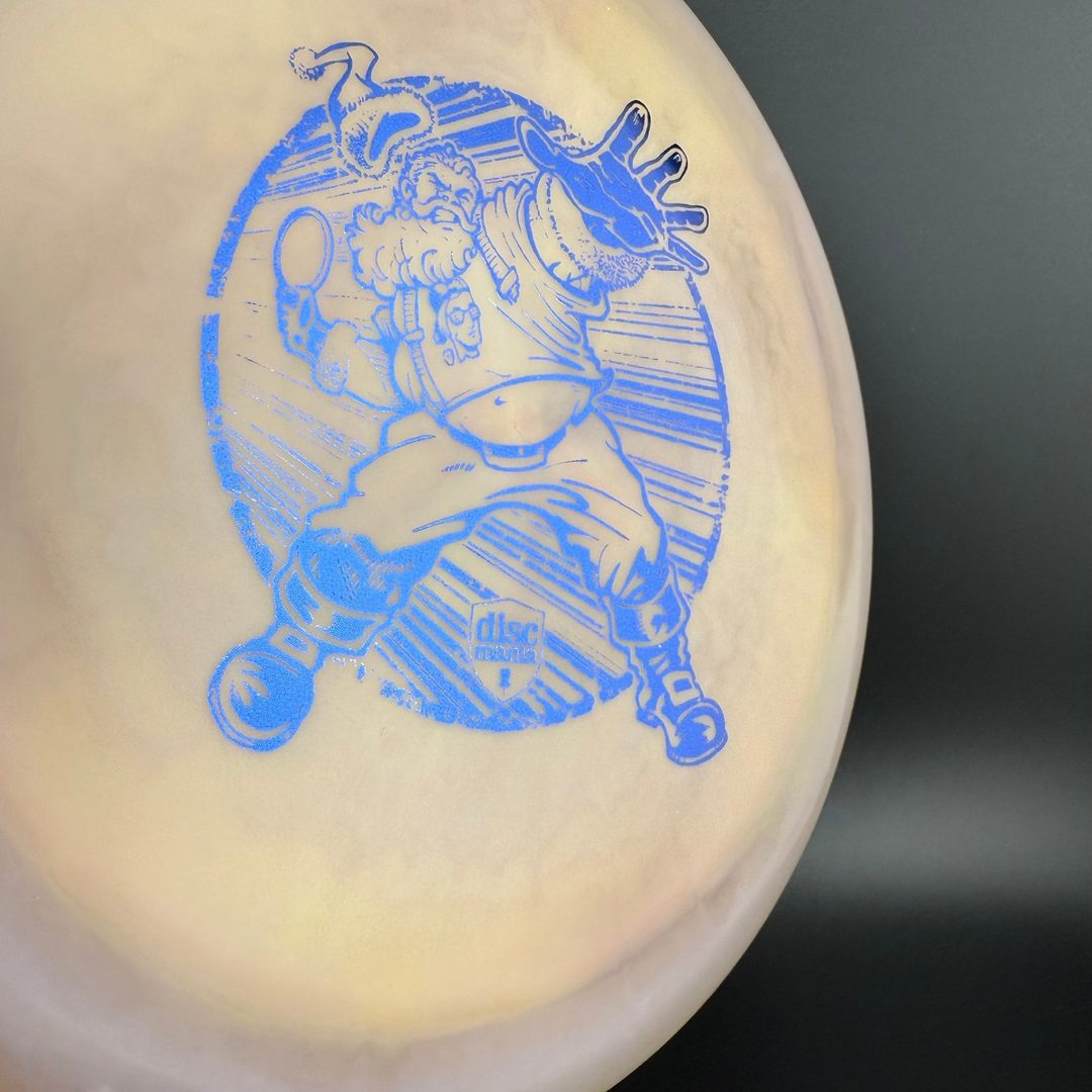 Swirly S-Line PD2 - Timbre de Noël Santa par Les White