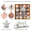 Christmas decoration 6cm electroplated ball plastic ball special-shaped painted Christmas ball gift Christmas tree pendant - Korvel