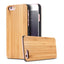 Funda de Bambú Genuina para iPhone - Cubierta de Madera Natural