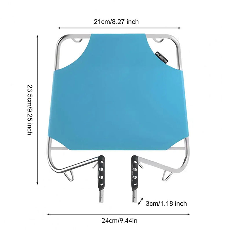 Folding front bike bag, metal bike basket, front carrier, panniers, bike luggage, mountain bike accessories - Korvel