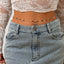Bohemian style inlaid colorful crystal body chain ins style alloy versatile waist chain - Korvel