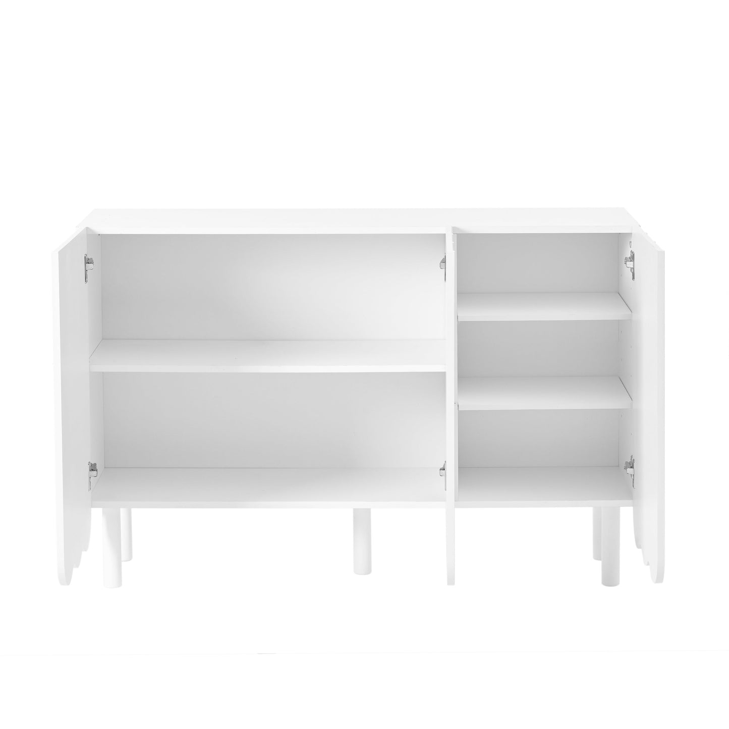 ON-TRANS Cream Style Shoe Cabinet with Adjustable Legs